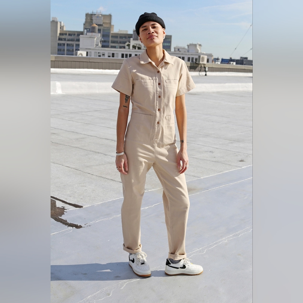 Ilana Kohn Tia Coverall in Oat